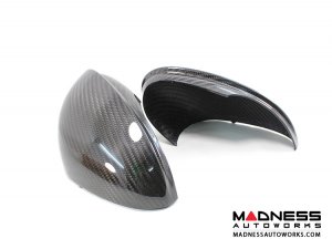 Maserati Grecale Mirror Covers - Carbon Fiber - Full Replacements